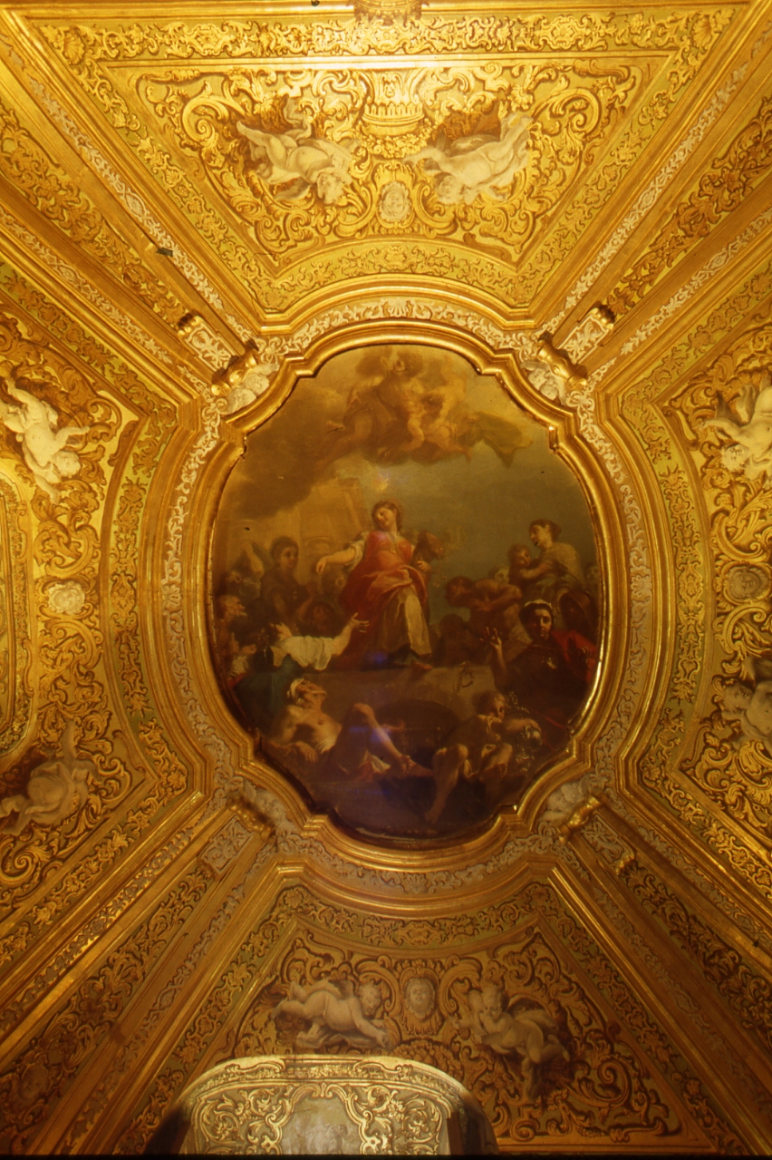 allegoria della Carità (dipinto) di Bonito Giuseppe (sec. XVIII)