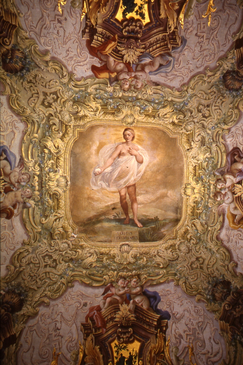 figura allegorica femminile (dipinto) di Corenzio Belisario (fine sec. XVI)