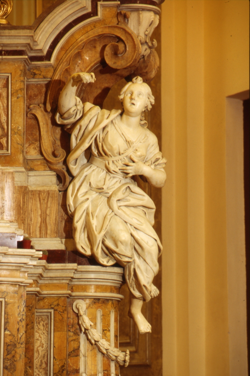 allegoria dell'orazione (statua, elemento d'insieme) di Viva Angelo (sec. XVIII)