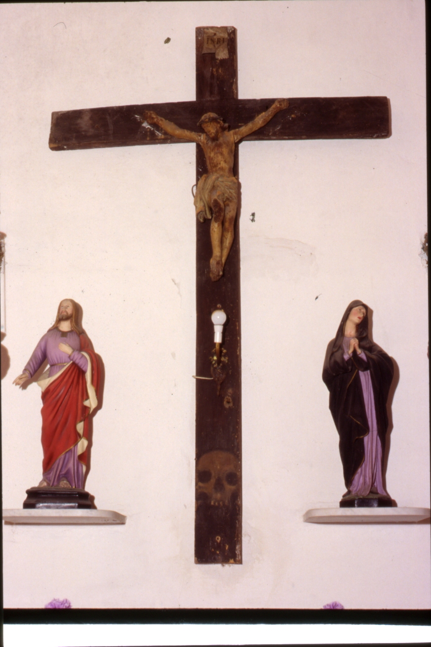 crocifisso, opera isolata - bottega napoletana (metà sec. XVII)