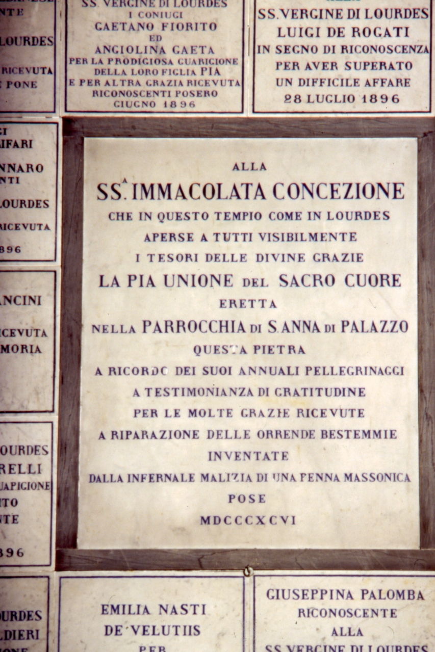 lapide - bottega napoletana (sec. XIX)