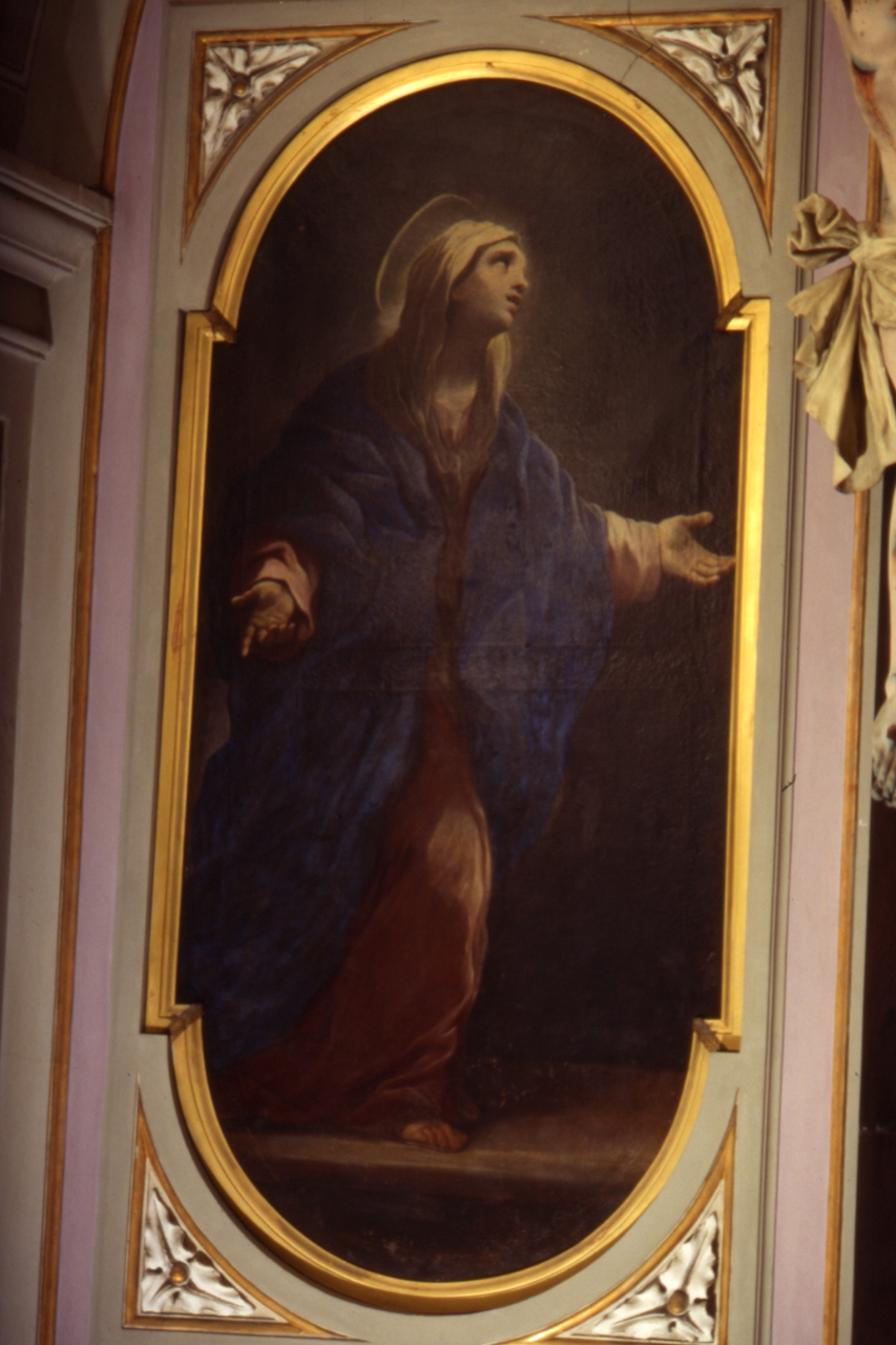 Madonna (dipinto, elemento d'insieme) di Simonelli Giuseppe (fine sec. XVII)