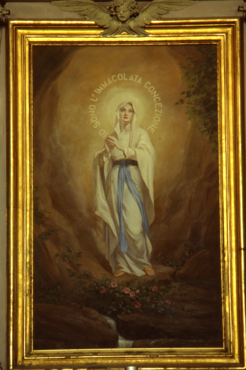 Madonna di Lourdes (dipinto) di Carnevale M (sec. XX)