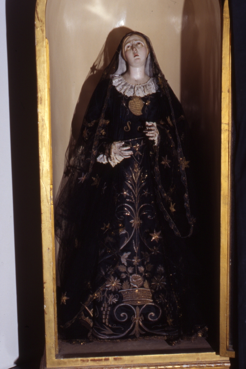 Madonna Addolorata (statua) - bottega napoletana (ultimo quarto sec. XIX)