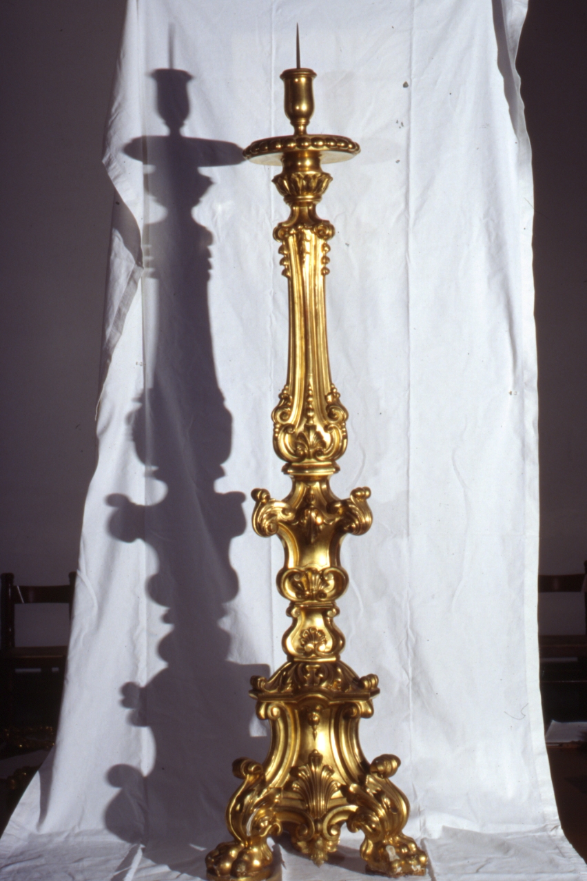 candeliere - bottega napoletana (seconda metà sec. XIX)