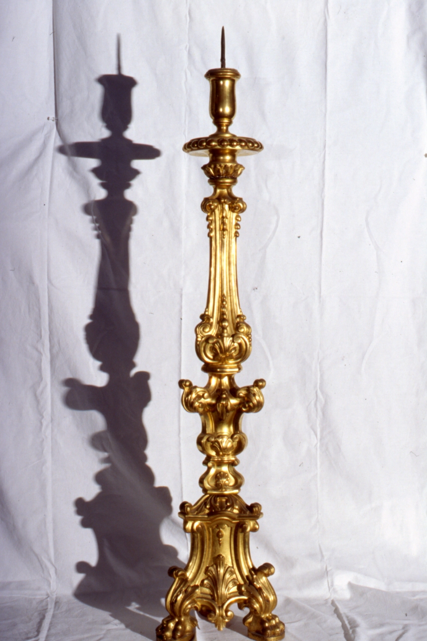 candeliere - bottega napoletana (seconda metà sec. XIX)