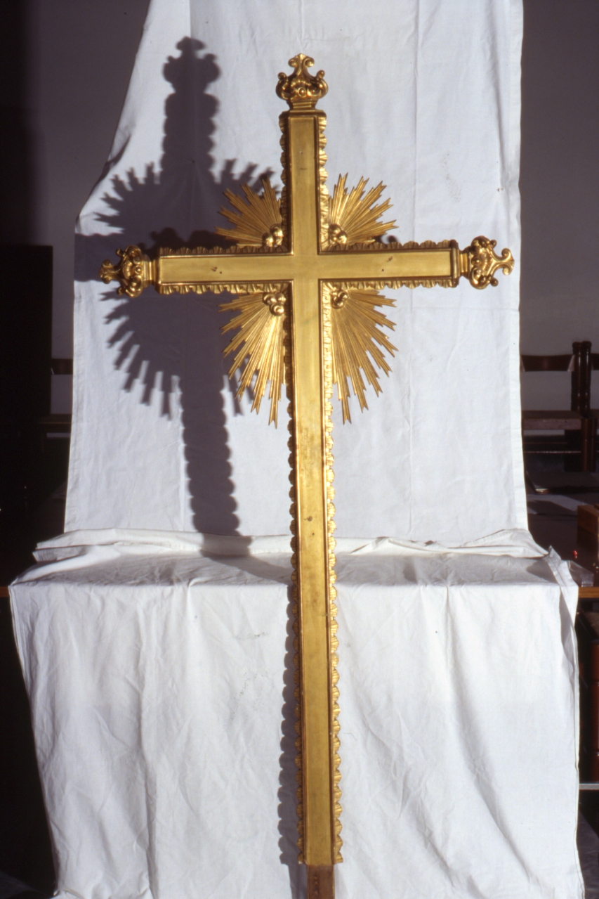 croce d'altare - bottega napoletana (fine sec. XIX)