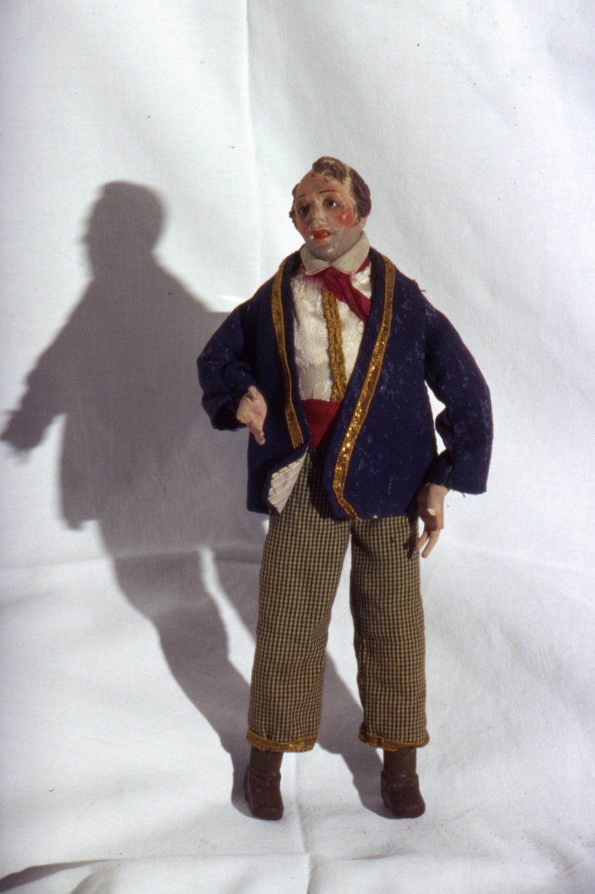 figura di oste (statuetta di presepio, elemento d'insieme) - bottega napoletana (inizio sec. XIX)