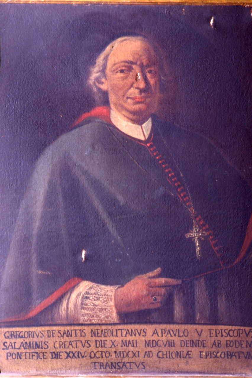 ritratto di Gregorio de Santis (dipinto) - ambito napoletano (primo quarto sec. XIX)