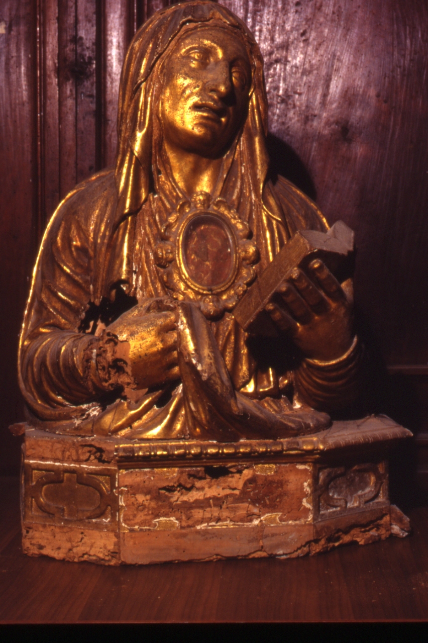 Santa (reliquiario - a busto) - manifattura napoletana (metà sec. XVII)
