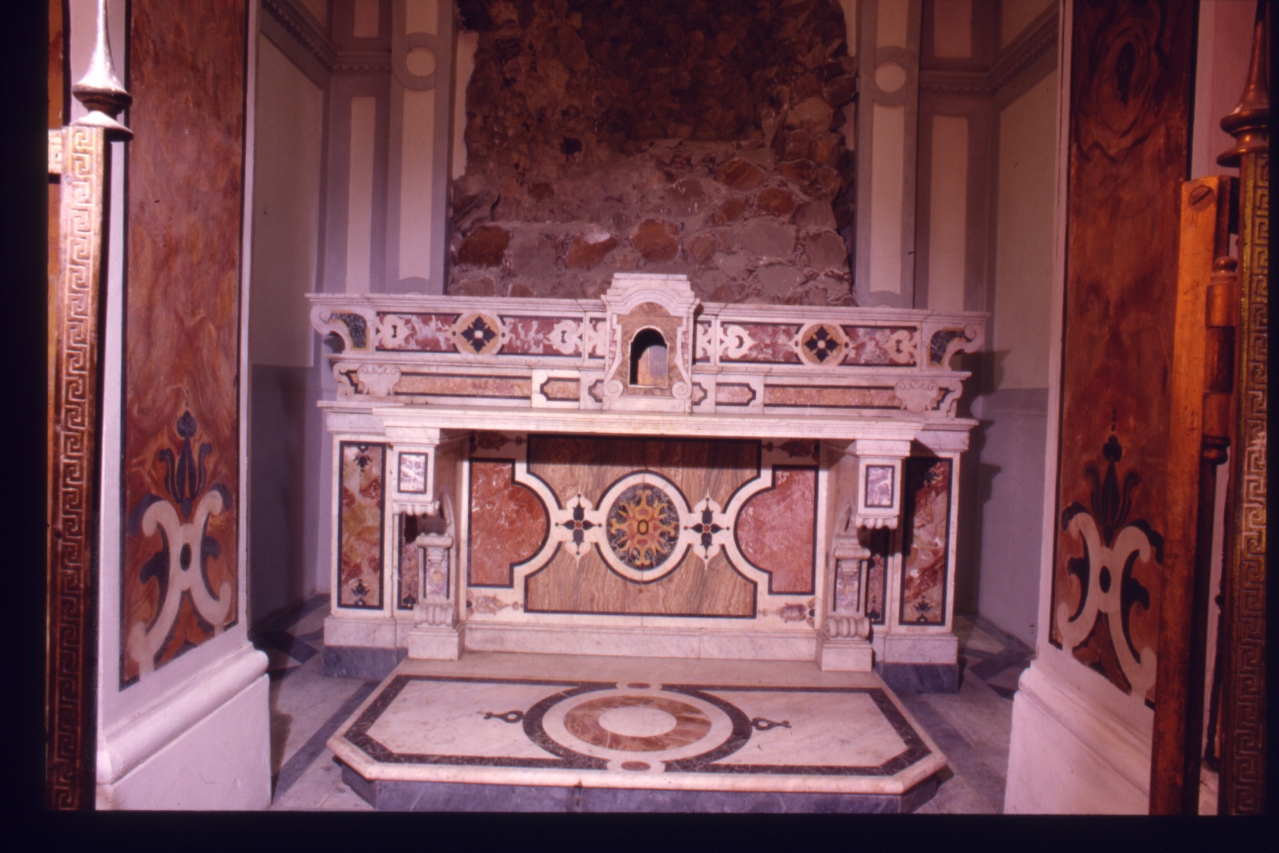 altare - ambito napoletano (seconda metà sec. XIX)