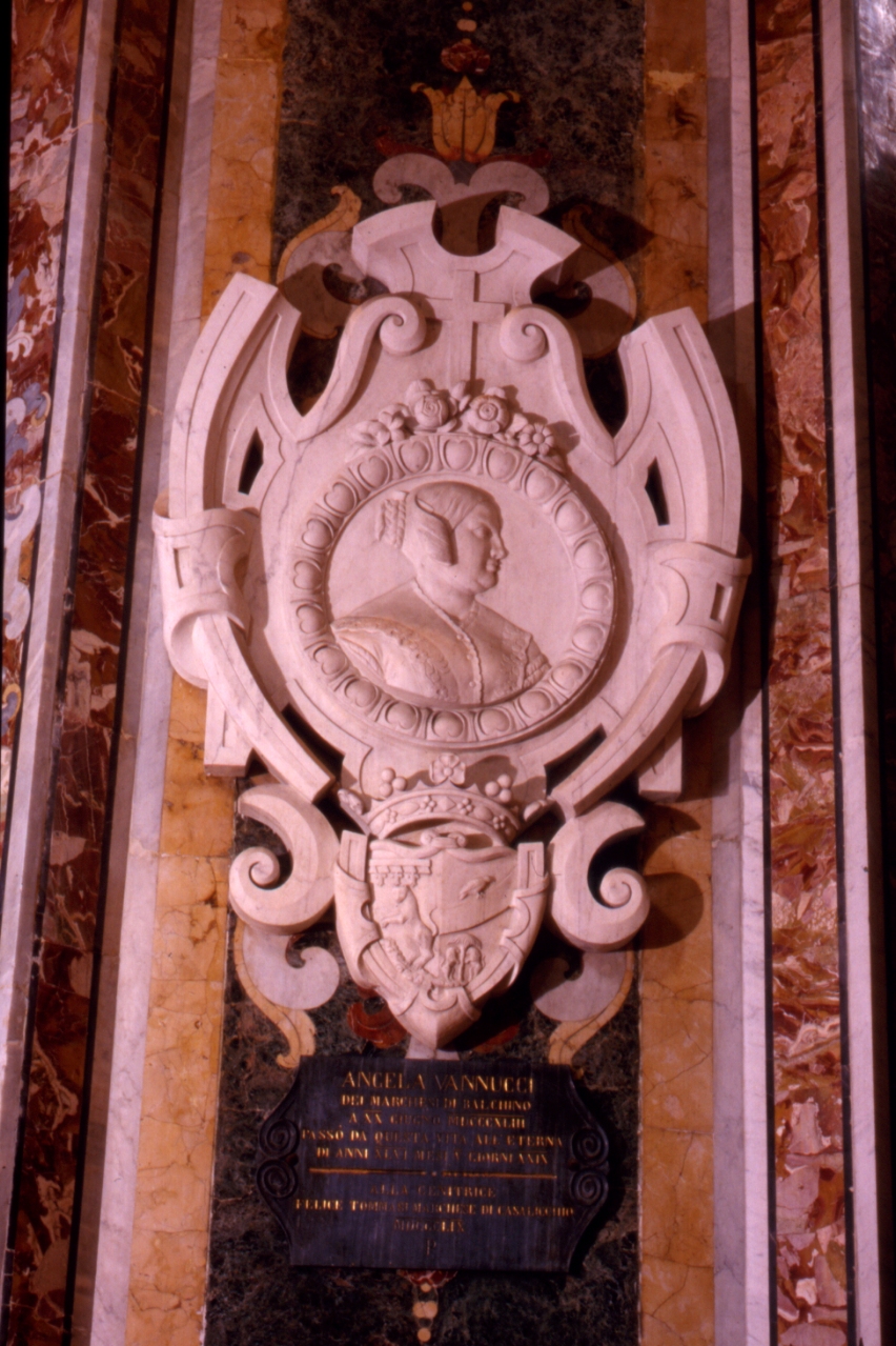 monumento funebre, serie - bottega napoletana (sec. XIX)