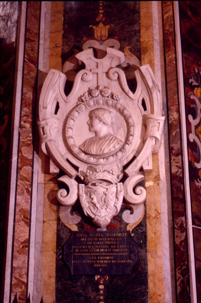 monumento funebre, serie - bottega napoletana (sec. XIX)
