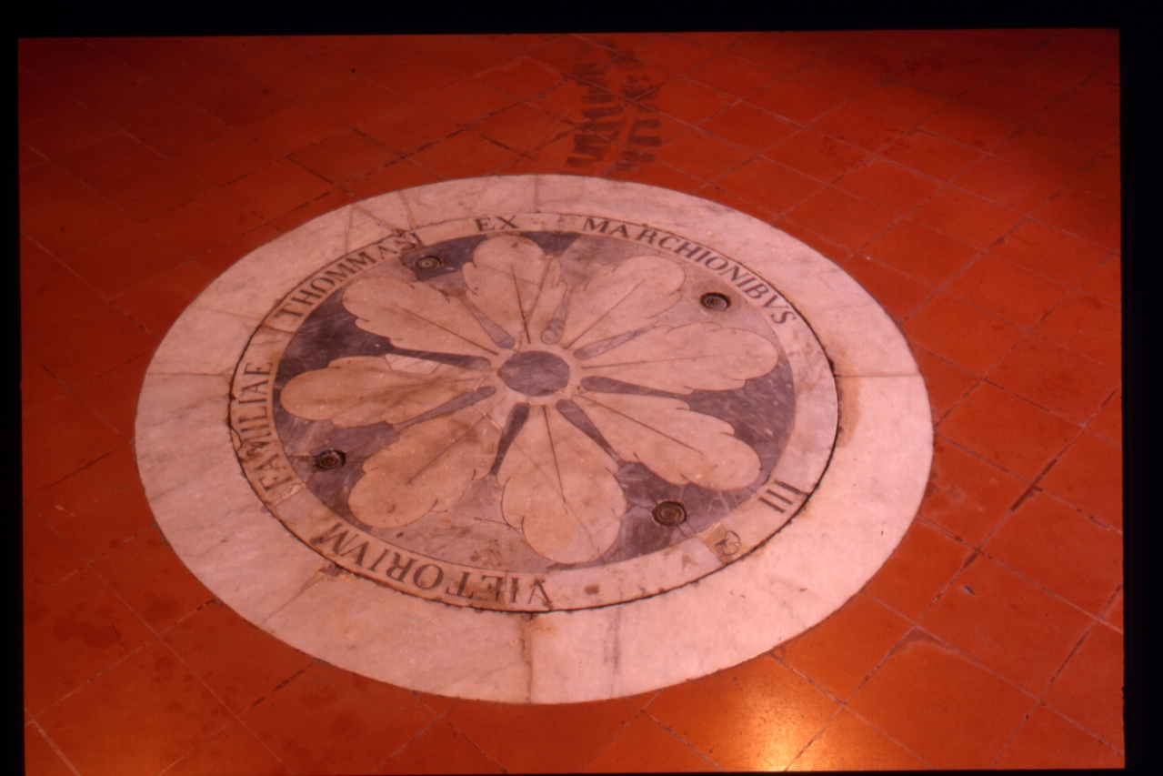 lastra tombale - bottega napoletana (metà sec. XVIII)