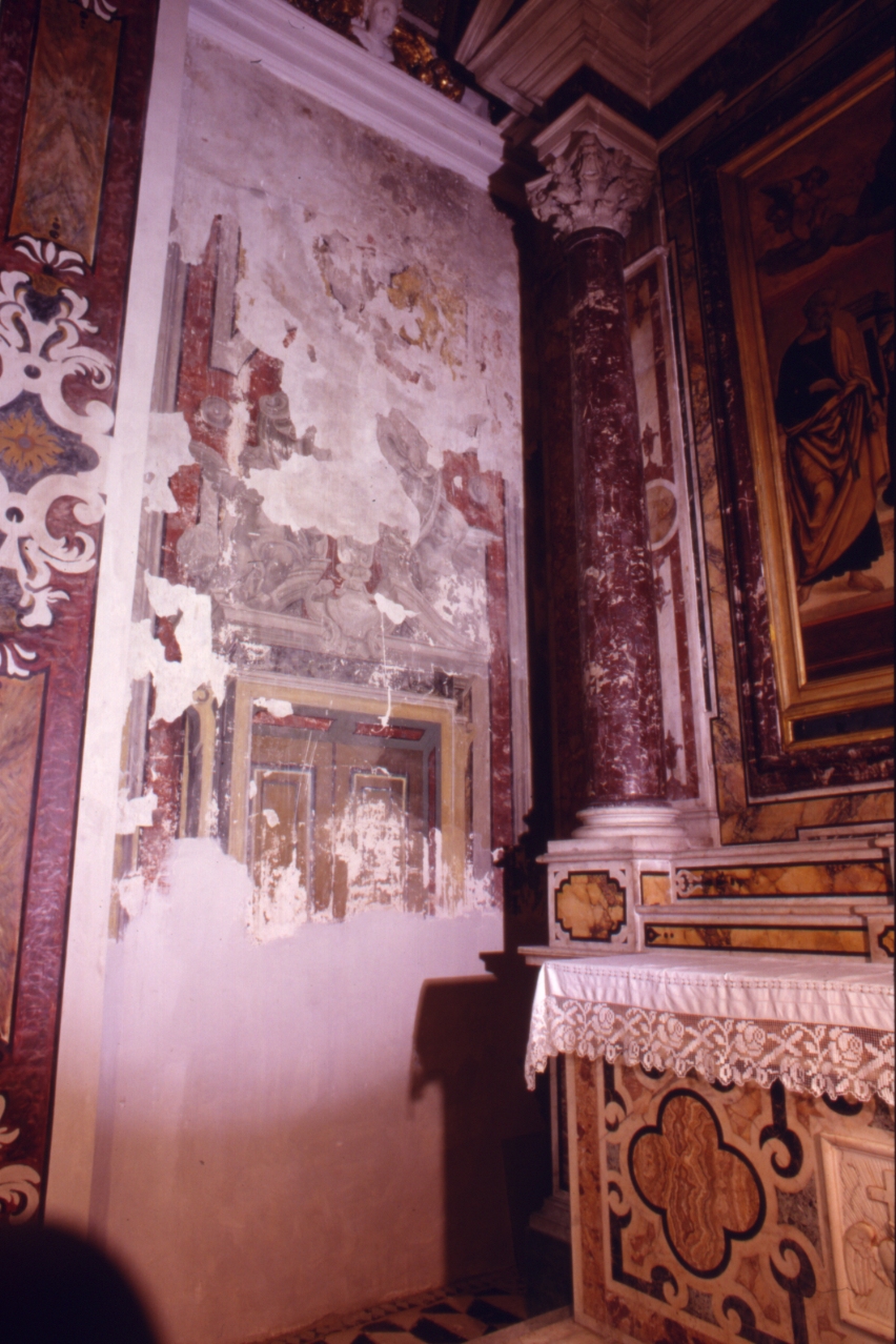 decorazione pittorica - ambito napoletano (metà sec. XVIII)