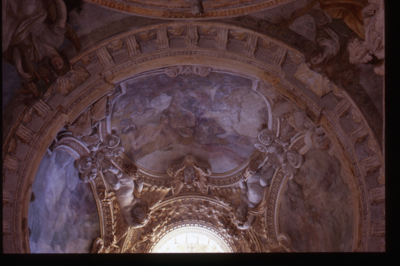 Boz e Rut che raccolgono il grano (dipinto) di Falcone Aniello (sec. XVII)