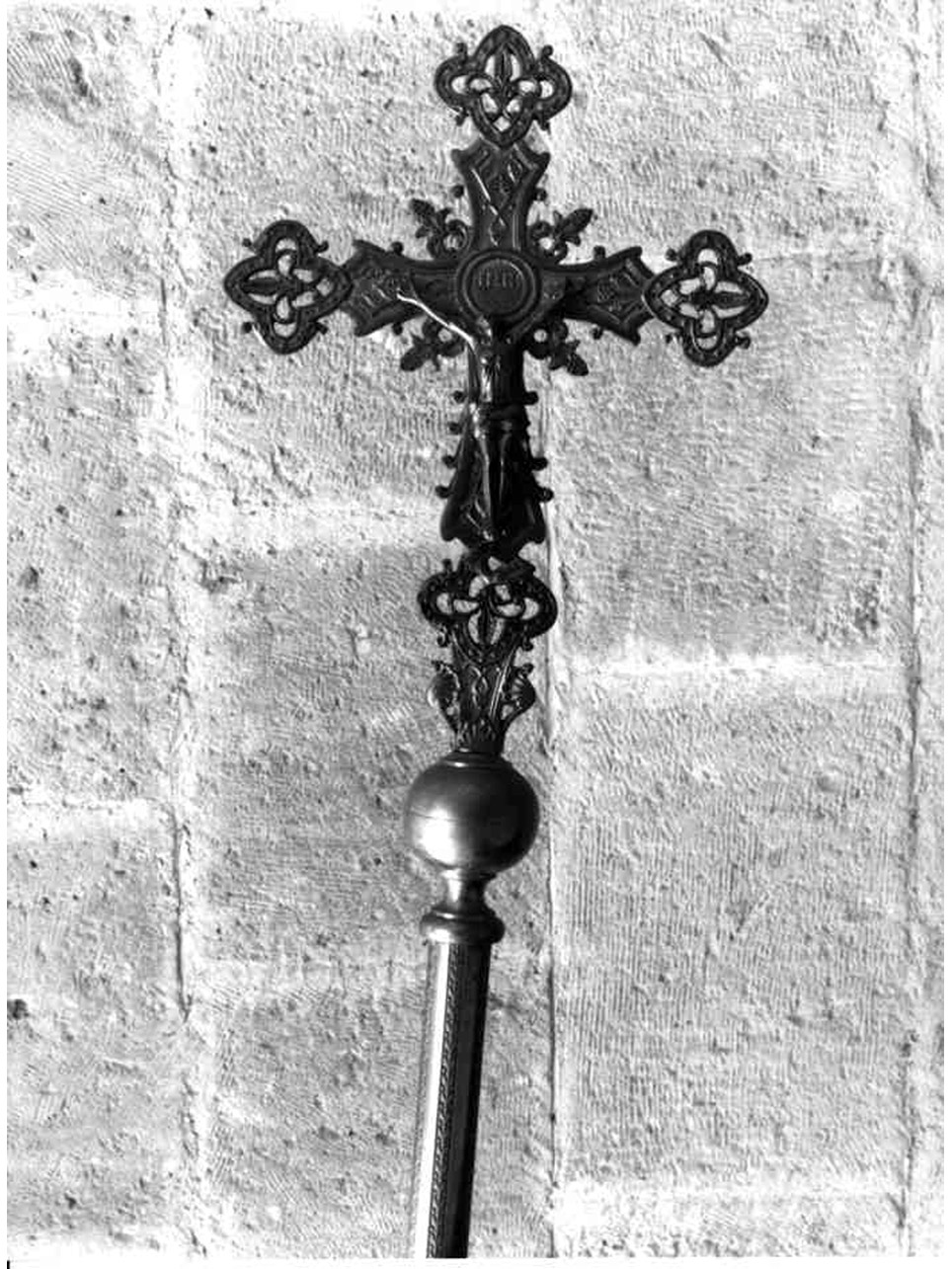 croce processionale - bottega napoletana (fine sec. XIX)