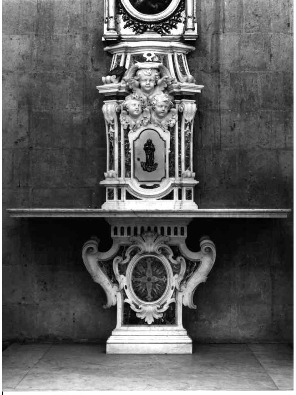 altare, frammento - bottega napoletana (seconda metà sec. XVIII)