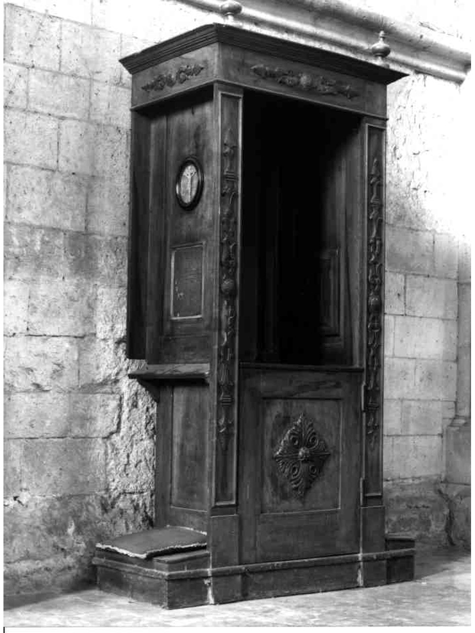 confessionale - bottega napoletana (inizio sec. XX)