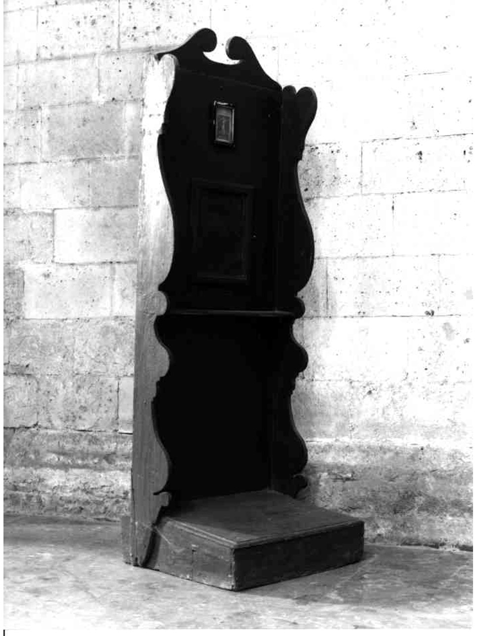 confessionale, frammento - bottega napoletana (prima metà sec. XIX)