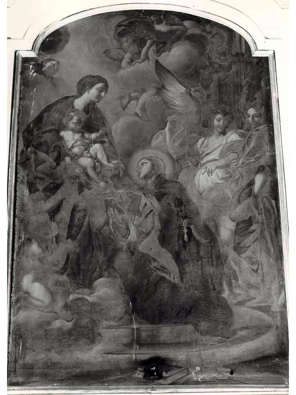 Madonna con Bambino e angeli (dipinto) - ambito napoletano (sec. XVIII)
