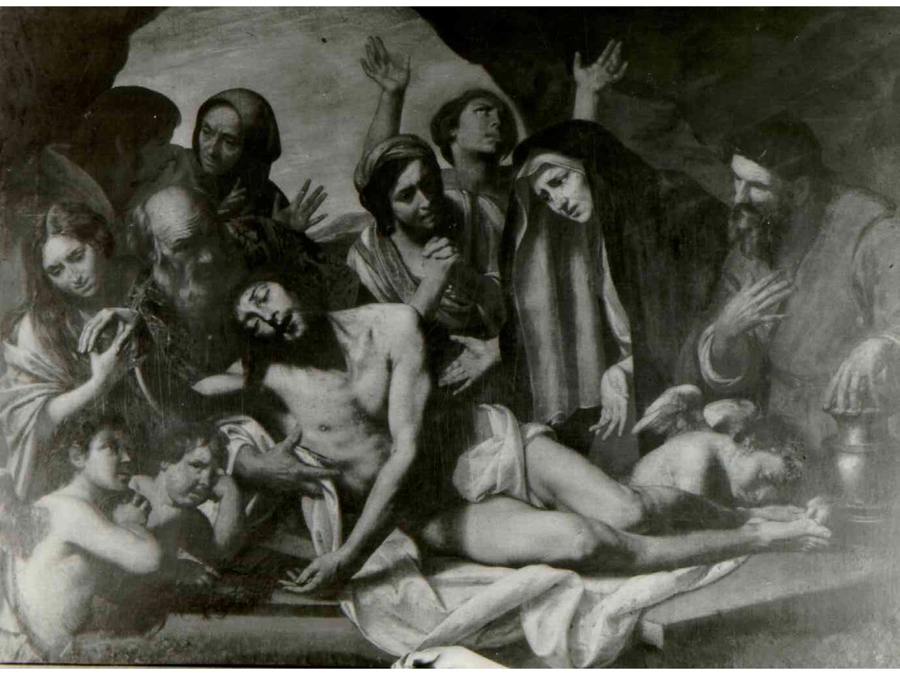 Cristo deposto dalla croce (dipinto) di De Rosa Francesco (sec. XVII)