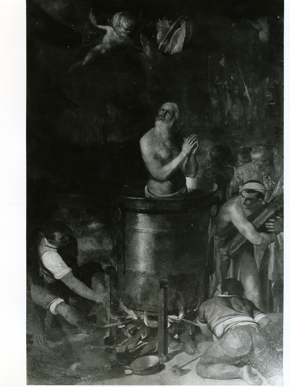 San Giovanni Evangelista immerso nell'olio bollente (dipinto) di Pulzone Scipione (seconda metà sec. XVI)