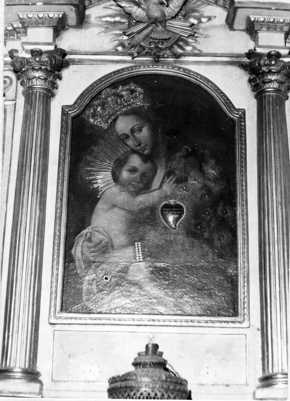 Madonna delle Grazie, Madonna con Bambino (dipinto) - ambito napoletano (fine sec. XVII)
