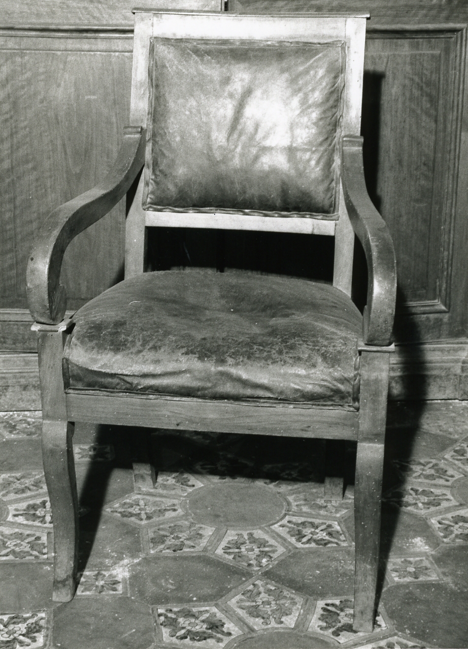 poltrona - bottega napoletana (seconda metà sec. XIX)