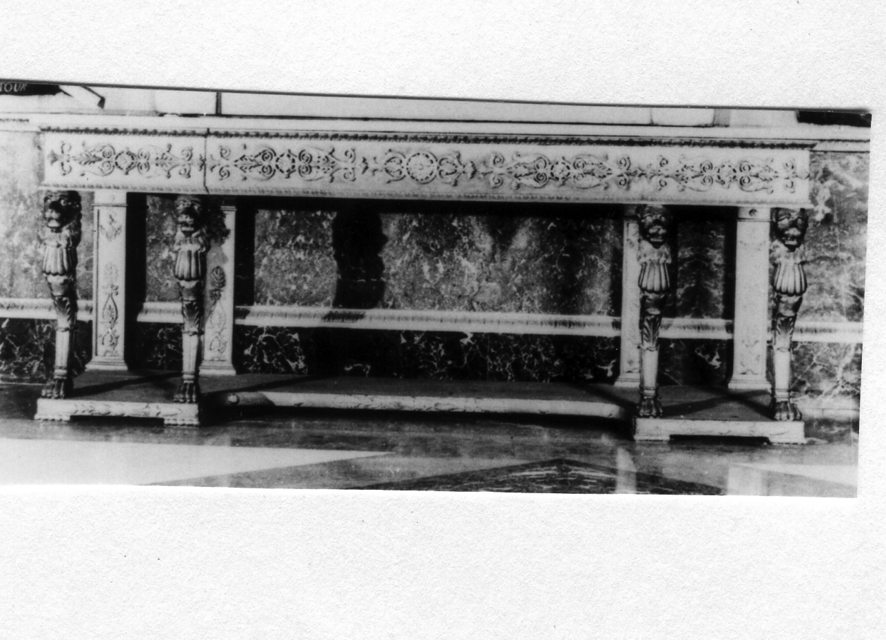 console, serie - bottega napoletana (prima metà sec. XIX)