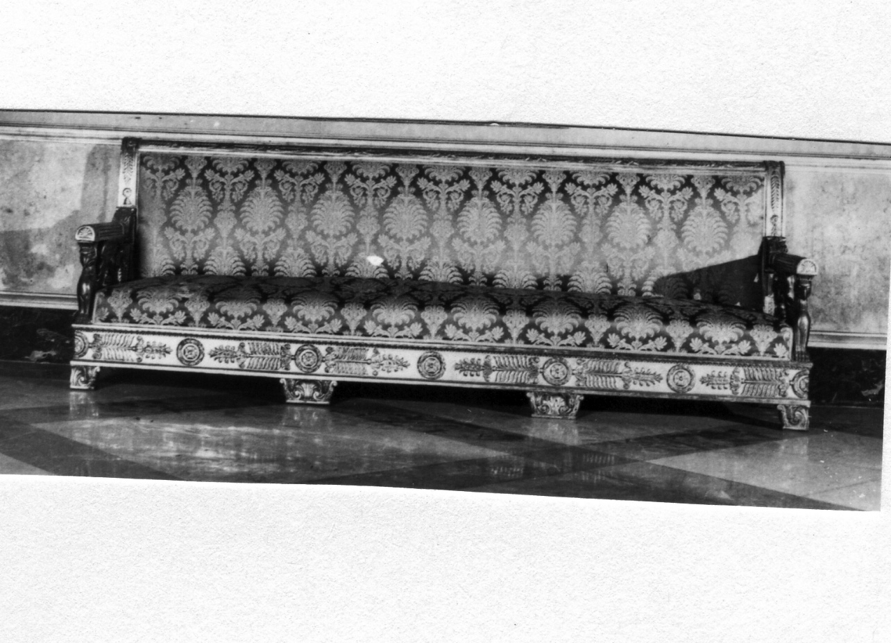 canapè, serie - bottega napoletana (prima metà sec. XIX)