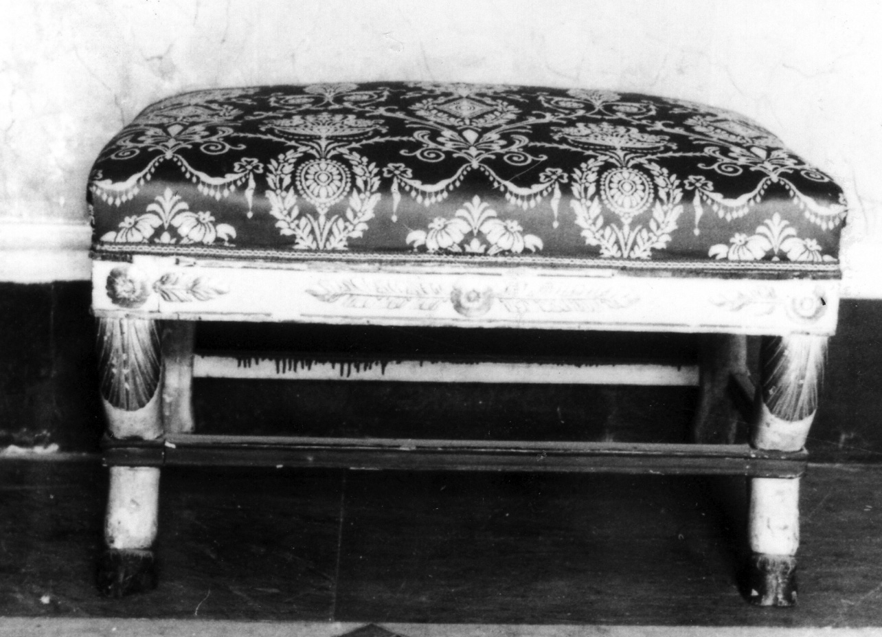 sgabello, serie - bottega napoletana (prima metà sec. XIX)