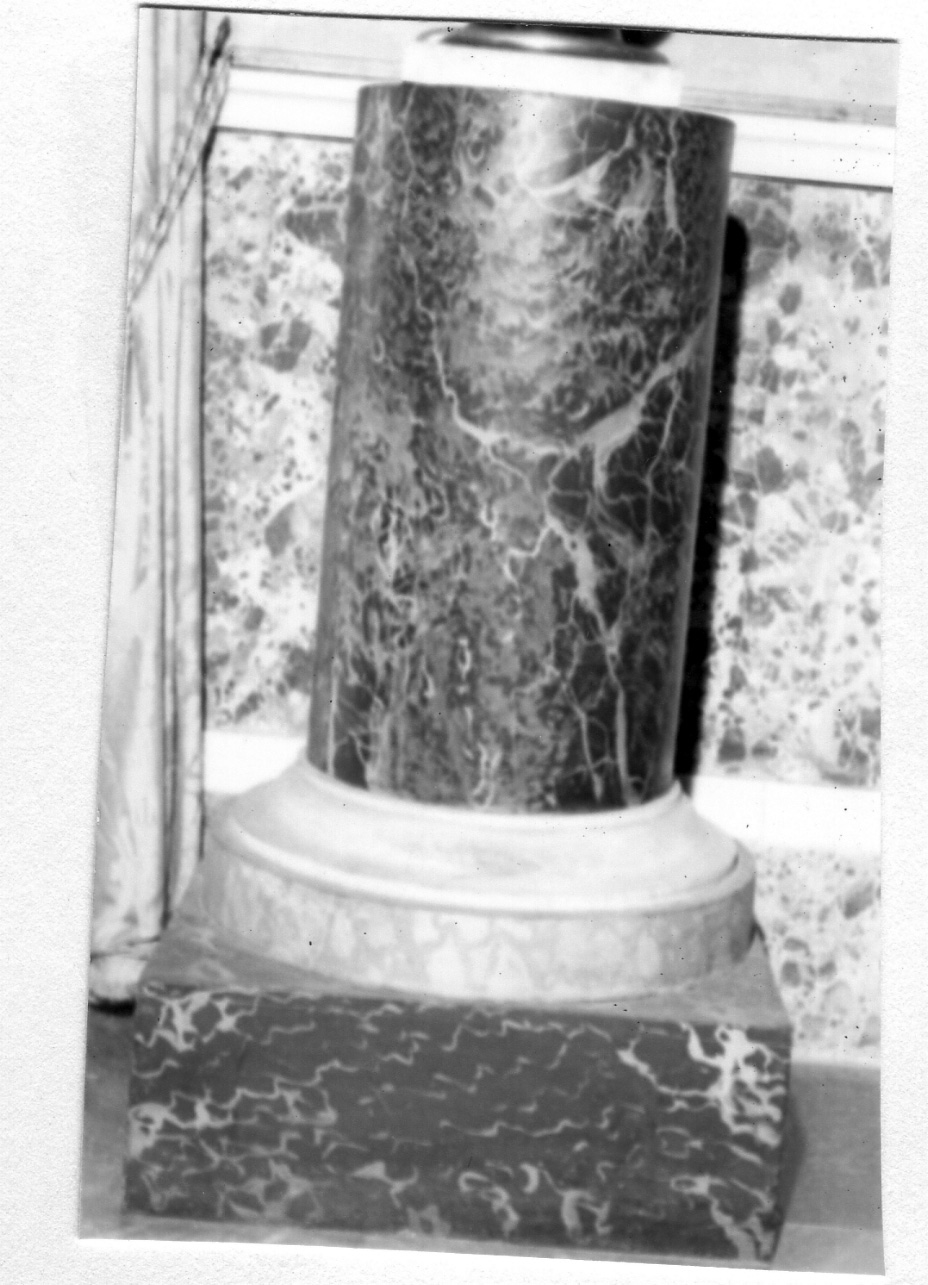 colonna, serie - bottega napoletana (seconda metà sec. XIX)