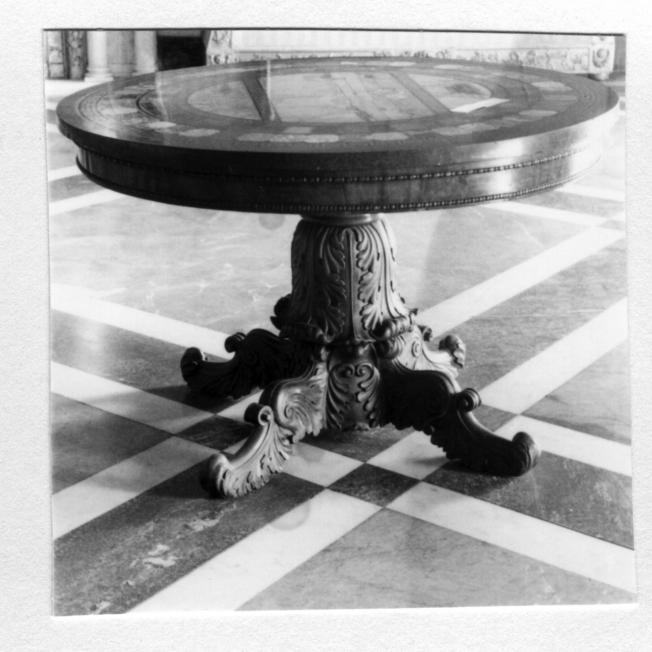 tavolo di Calì Giovan Battista - bottega siciliana (sec. XIX)