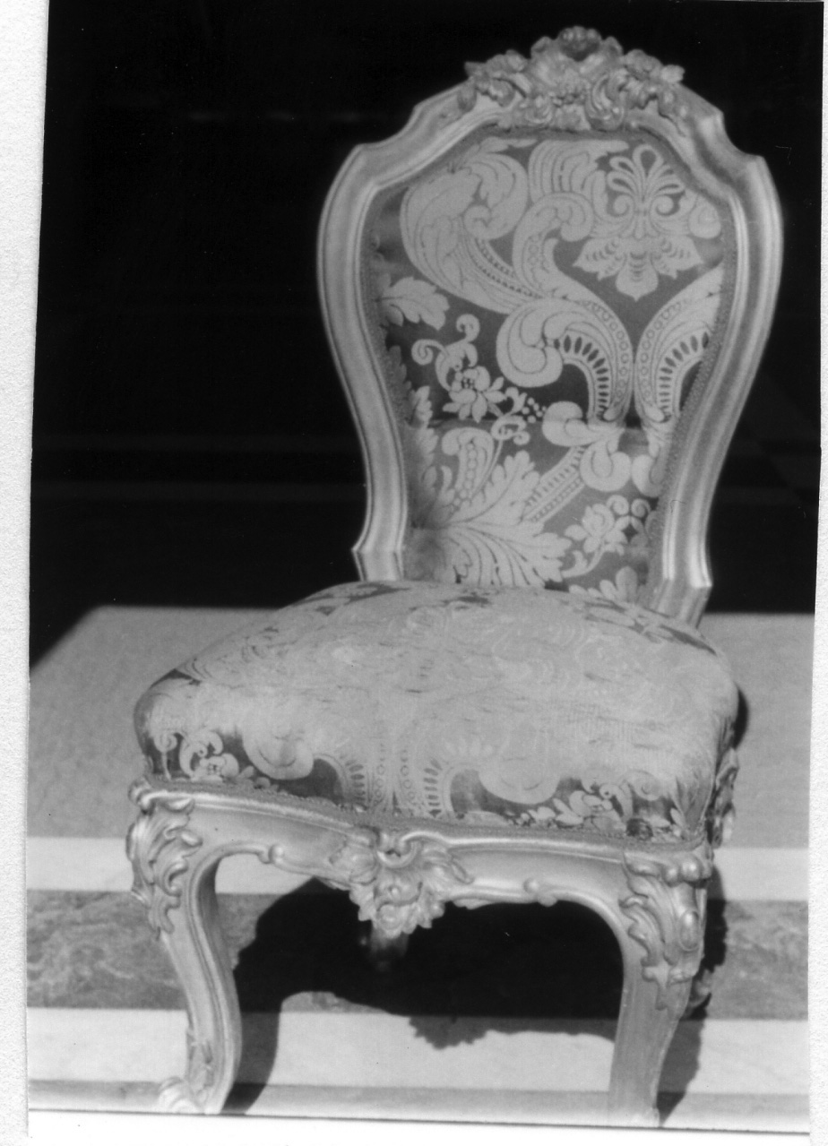 sedia, serie - bottega napoletana (metà sec. XIX)