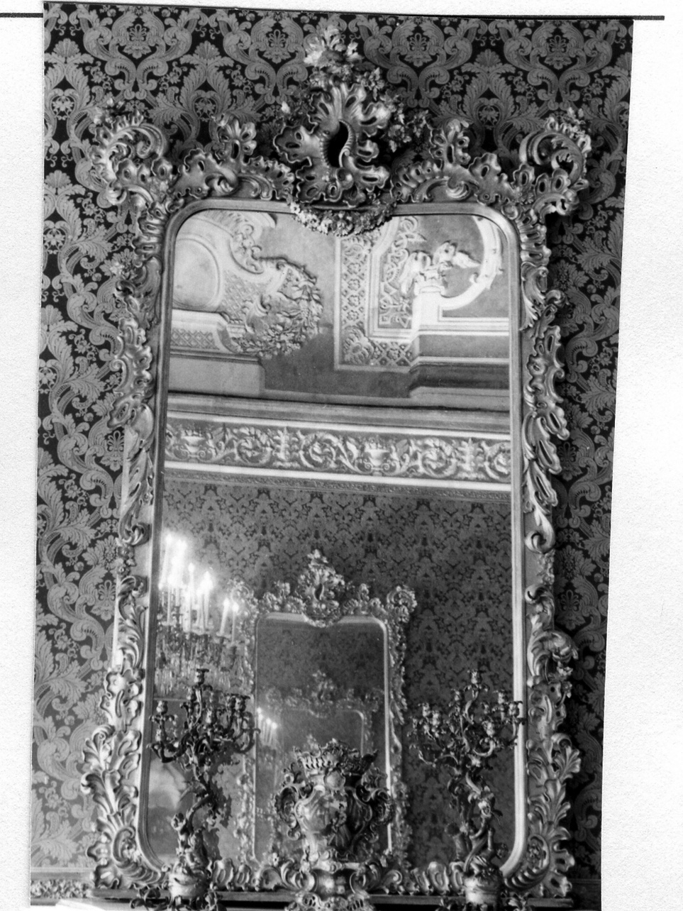 specchiera, serie - bottega napoletana (metà sec. XIX)