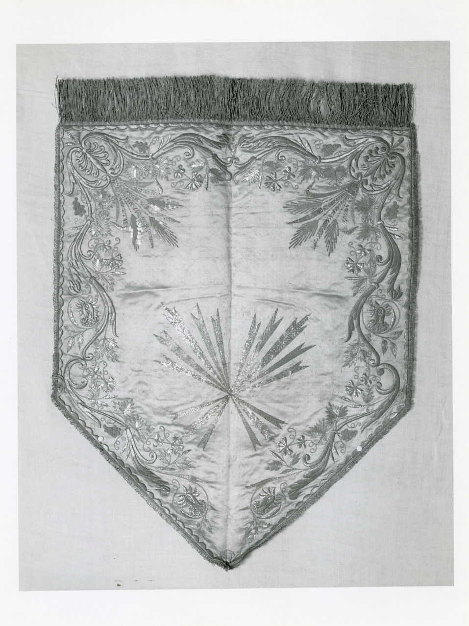 vessillo processionale - manifattura napoletana (inizio sec. XIX)