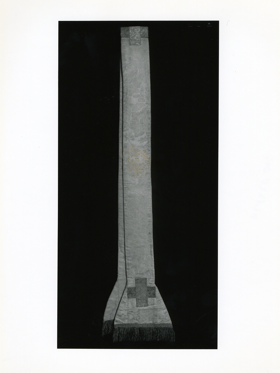 stola - diaconale - manifattura napoletana (seconda metà sec. XIX)