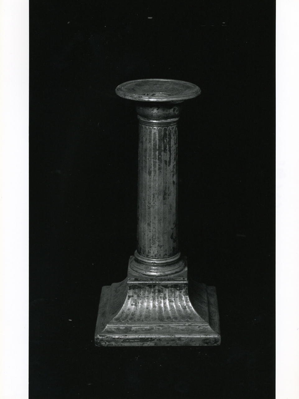 candelabro, serie - bottega napoletana (metà sec. XIX)