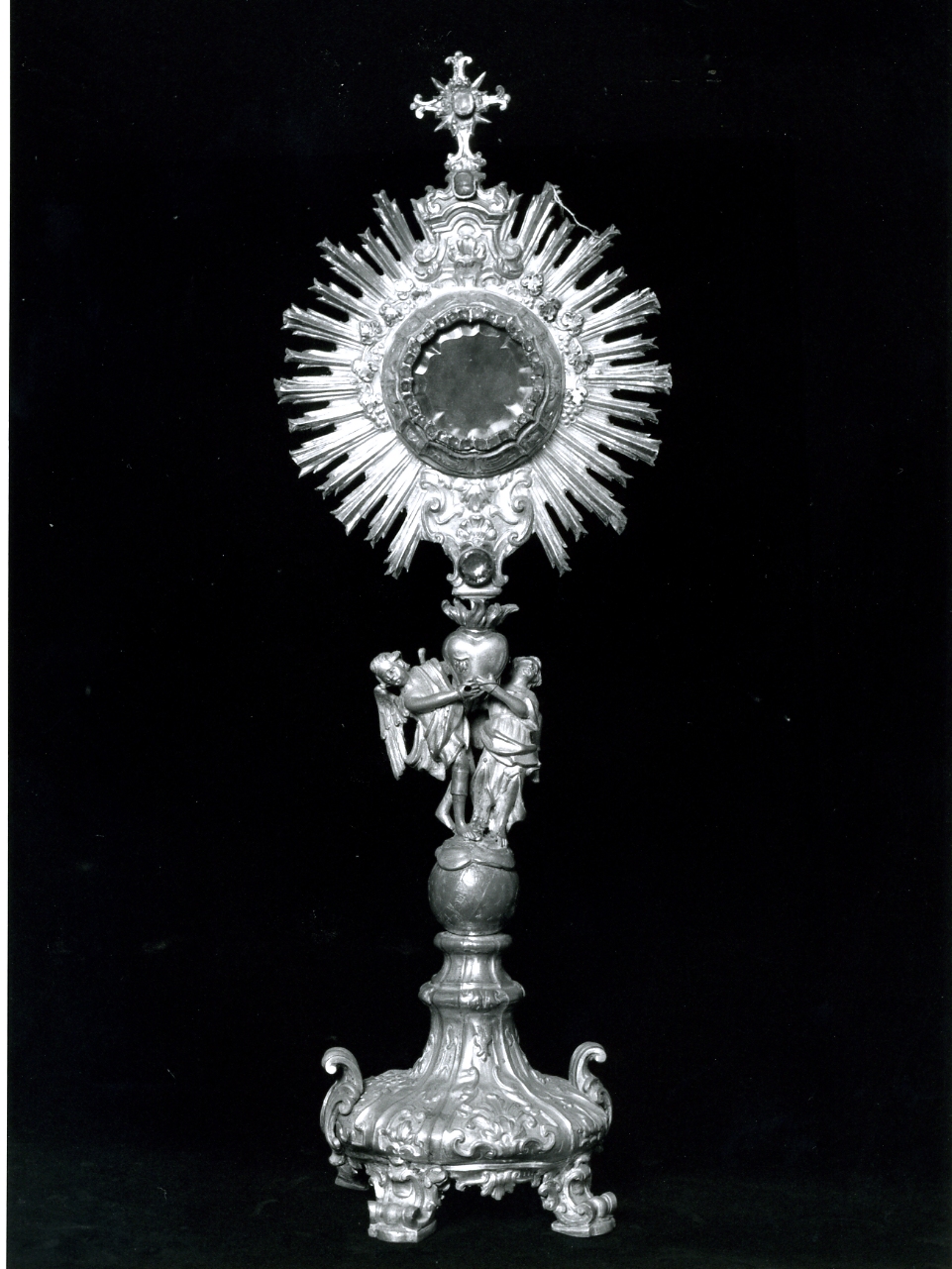 ostensorio - bottega napoletana (inizio sec. XIX)