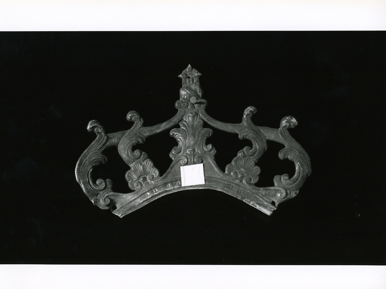 corona da dipinto - bottega napoletana (metà sec. XIX)