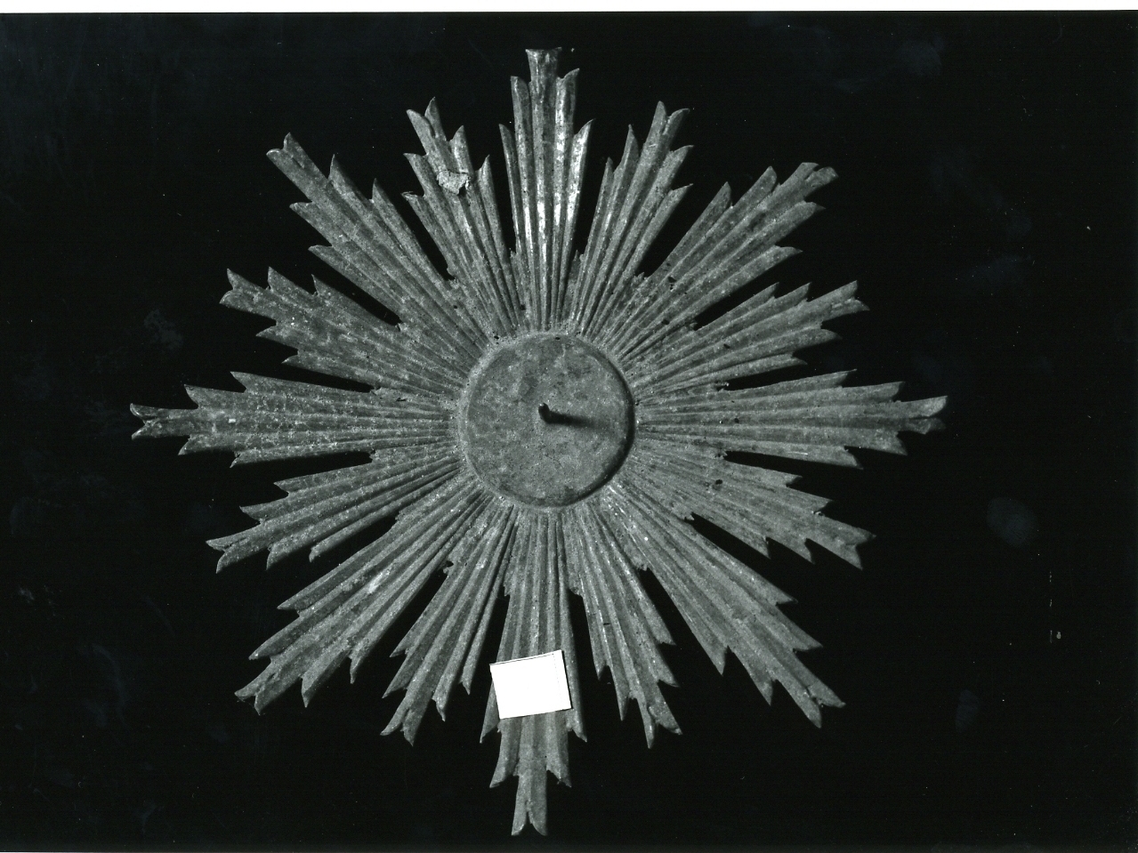 aureola di statua - bottega napoletana (metà sec. XIX)