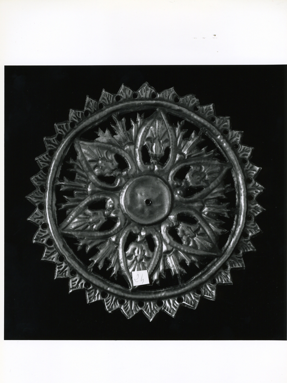 aureola di statua - bottega napoletana (metà sec. XIX)