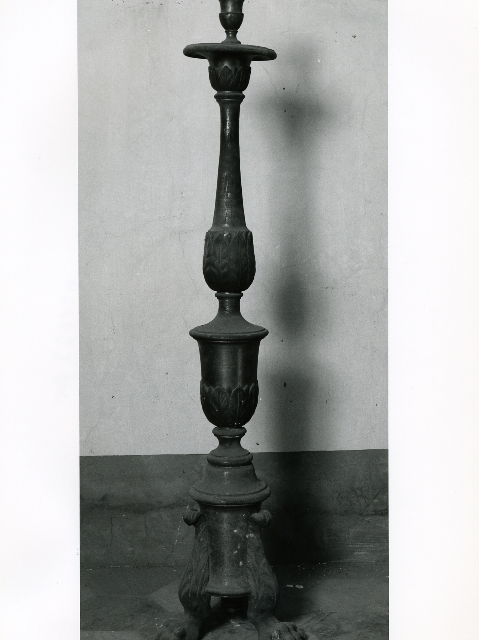 base per il cero pasquale - bottega napoletana (seconda metà sec. XIX)