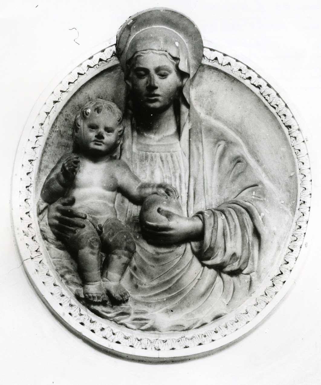 Madonna con Bambino (rilievo) - bottega napoletana (prima metà sec. XVI)