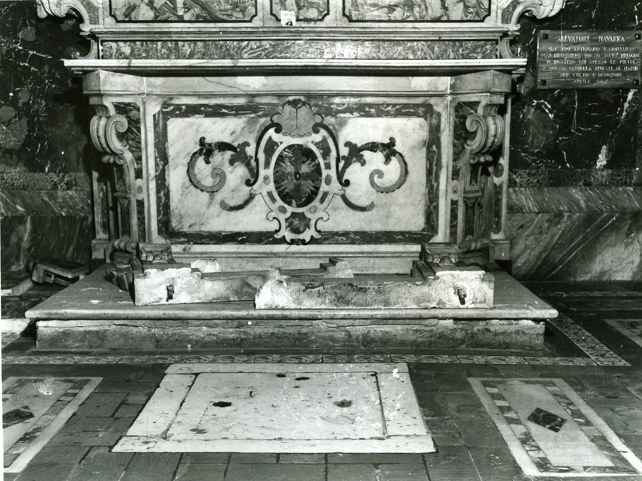 altare - bottega napoletana (seconda metà sec. XVIII)