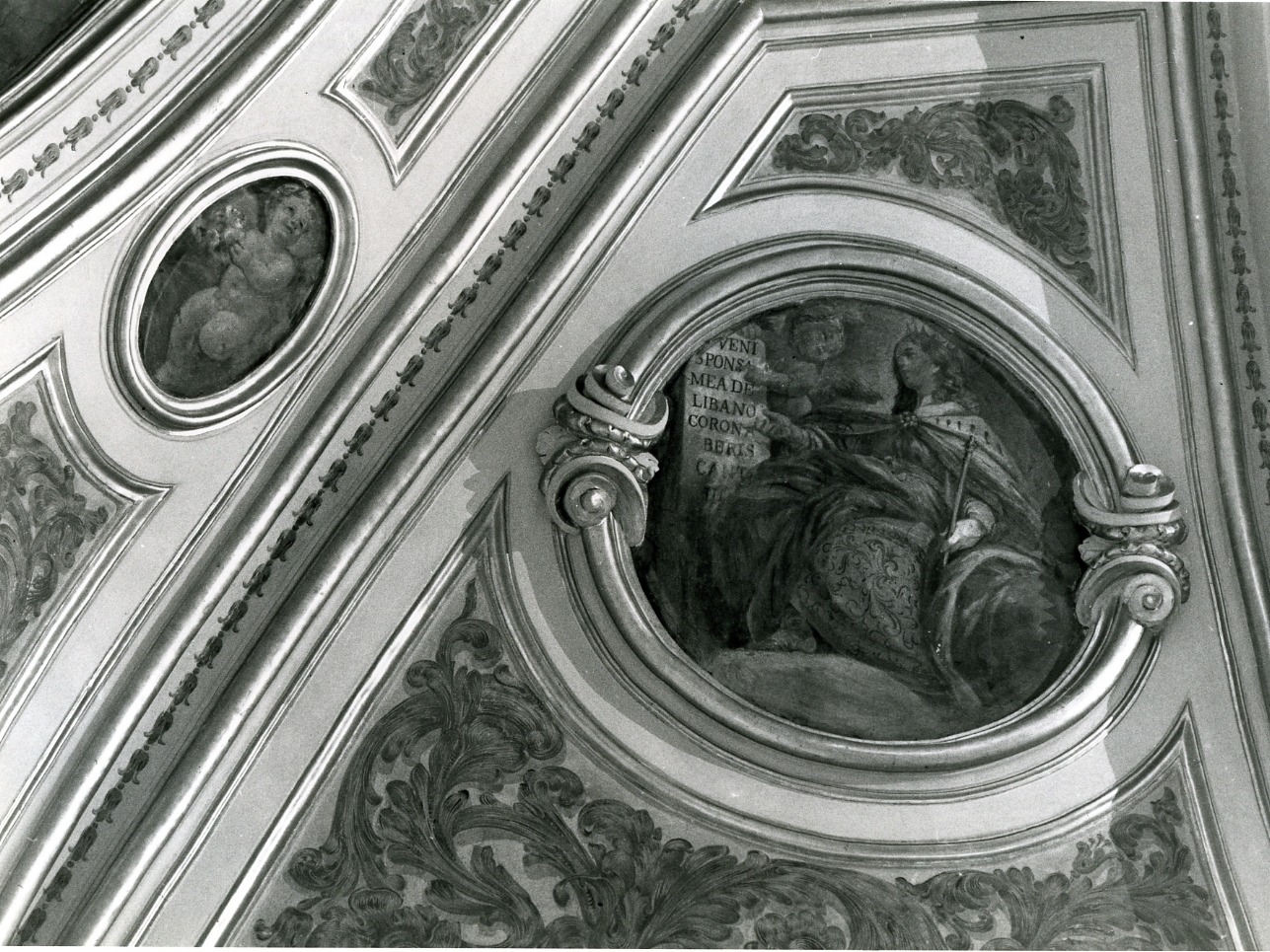 angeli e profeti (dipinto, insieme) di Solimena Francesco detto Abate Ciccio (e aiuti) (sec. XVIII)