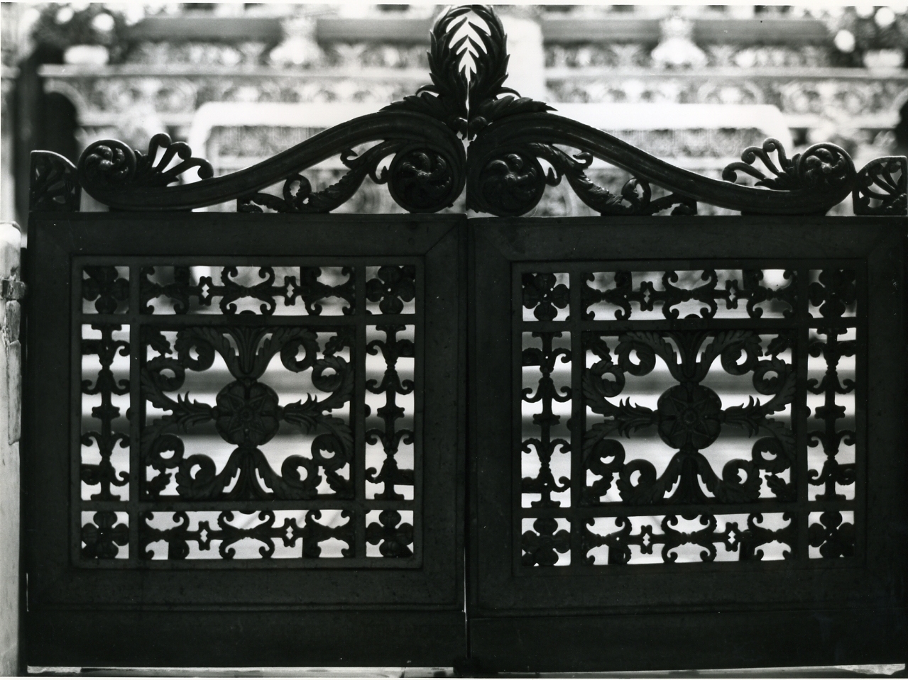 cancello di balaustrata - bottega napoletana (prima metà sec. XIX)