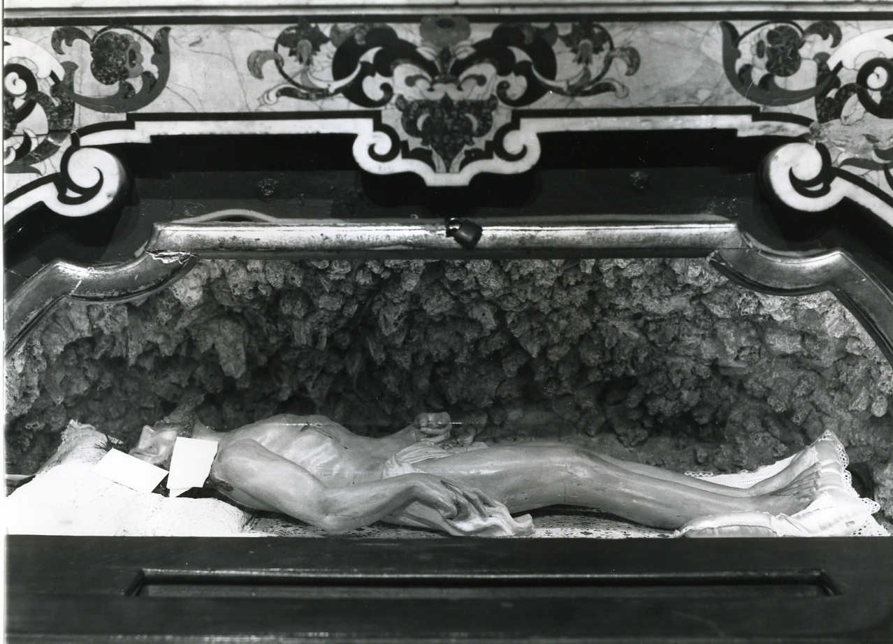 Cristo morto (statua) - ambito napoletano (metà sec. XIX)