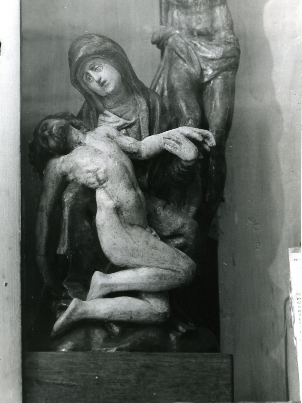 pietà (gruppo scultoreo) - ambito napoletano (metà sec. XVIII)